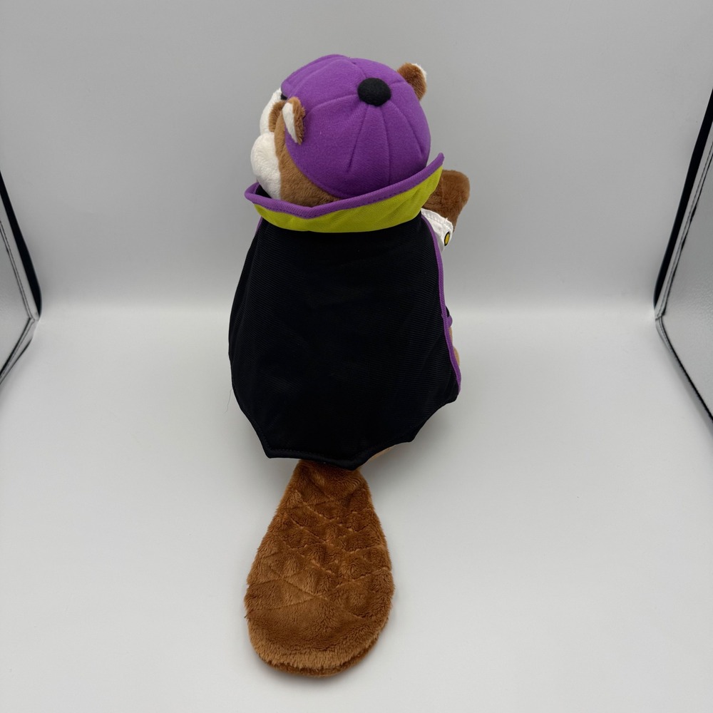 Buc-ee's Plush Toy Kids 12 Inch Brown Vampire Halloween Buc-ee Beaver Mascot - Picture 3 of 8